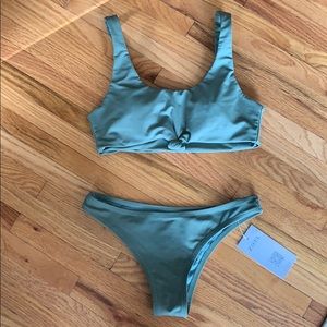 Green Zaful bikini